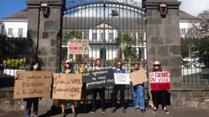 OLF 974 - Manifestation contre le rassemblement ministériel