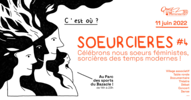 Festival SOEURCIERES le 11 juin à TOULOUSE !